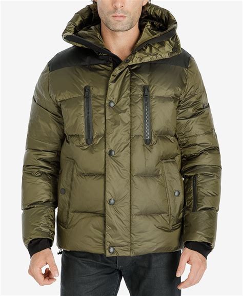 michael kors men's iridescent ski jacket|Michael Kors Men's Designer Coats & Jackets .